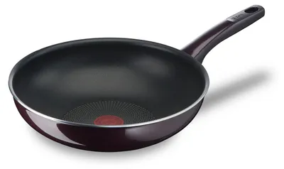Obrázek produktu pro Tefal Resist Intense D52219, Kulatý, Wok / Stir-fry pánev, Černá, Červená, Titanová, 175 °C, Hliník