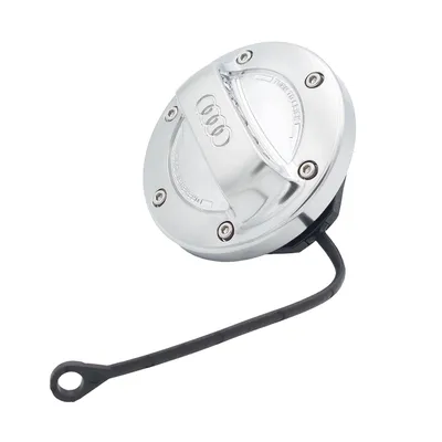 Produktbild von Audi original Tankdeckel, Deckel in Alu-Optik mit Audi-Ringen, 8Y0071000