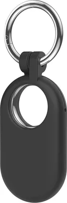 Immagine prodotto di Go Go Gadget - Custodia in silicone - Custodia protettiva - Portachiavi - Compatibile con Samsung SmartTag 2 - Nero