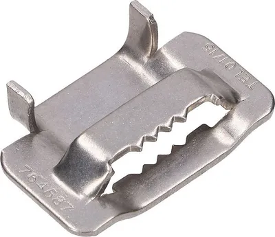 Produktbild von Extralink Stahlklemme Stahlbandklemme Klammer für 20 mm Stahlband, mit Zacken