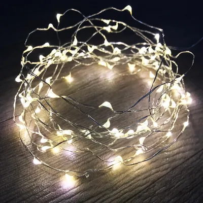 Produktbild von 100er LED Lichterkette Weihnachtsbeleuchtung batteriebetrieben