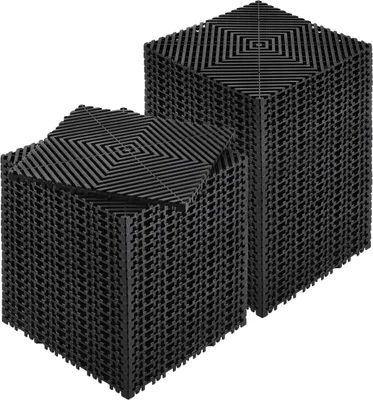 Image de Tapis de drainage Dalle de sol modulaire Coussin de drainage emboîtable 12 po x 12 po