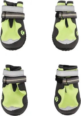 Immagine prodotto di Famanu: Set di 4 scarpe per cani – Impermeabili con strisce riflettenti – Modello 5