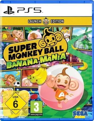 Produktbild von SEGA Super Monkey Ball Mania Launch Edition, PlayStation 5, Multiplayer-Modus, E10+ (Jeder über 10 Jahre)