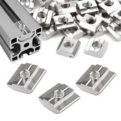 Produktbild von Set mit 60 M8-T-Nutenmuttern für Aluminiumprofile