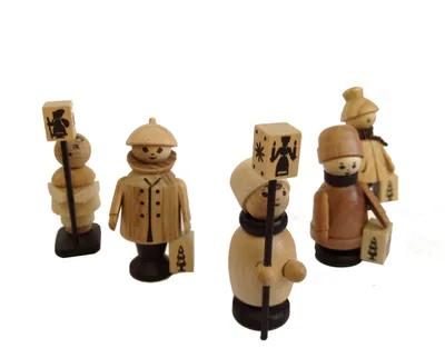 Produktbild von Miniaturfigur Laternenkinder natur Höhe=6-9cm NEU