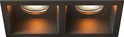 Produktbild von Ledvion -Einbaustrahler led Spot Black Doppelquadrat
