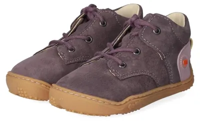 Image de Qnuffs - Chaussures souples pour filles, modèle "BIRKE", couleur violette, en cuir, taille 24