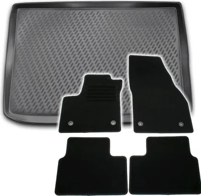 Produktbild von Gummi-Kofferraumwanne + Fußmatten Set für Opel Meriva B, Bj. 6/2010-