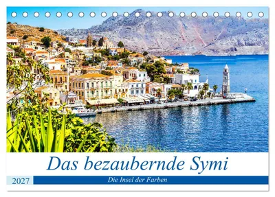 Produktbild von Das bezaubernde Symi (Tischkalender 2027 DIN A5 quer), CALVENDO Monatskalender
