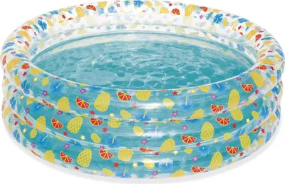 Produktbild von Bestway Pool 170 x 53 cm Fruchtmuster 3 Ringe 697L für Kinder ab 6 Jahren