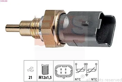 Produktbild von EPS 1.830.286 Kühlmitteltemperatursensor für FIAT PUNTO (188) für ALFA ROMEO 147 (937)
