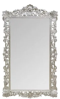 Produktbild von Casa Padrino Barock Spiegel Silber 110 x H. 193 cm - Antik Stil Wandspiegel