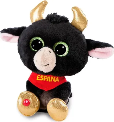 Produktbild von Nici Weicher Glubschis Bulle Bubalu Hängeteddy 15 Cm Grün  Grün One Size