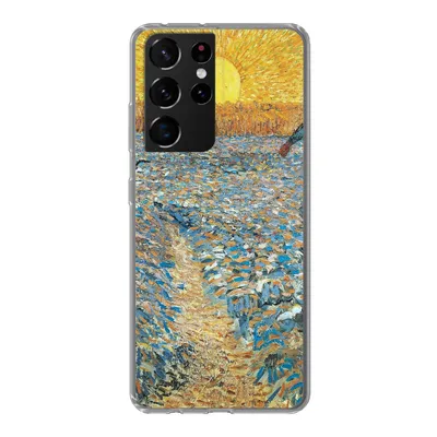 Produktbild von MuchoWow® Handyhülle Schutzhülle Hülle für Samsung Galaxy S21 Ultra Der Sämann - Vincent van Gogh Silikon Softcase Handy Hülle - Mobiltelefon
