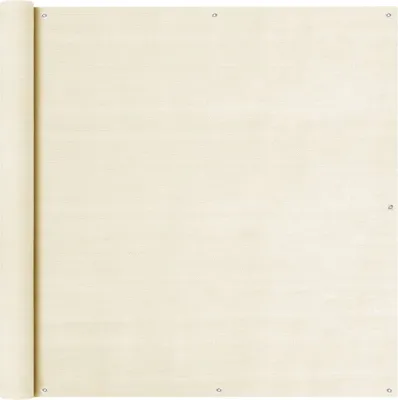 Obrázek produktu pro Balkonová zástěna krémová 120 x 500 cm HDPE