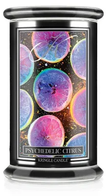 Produktbild von Kringle Candle Psychedelic Citrus Reserve Line Große Duftkerze