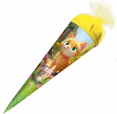 Produktbild von Zuckertüte Miez und Maus 35cm 673811