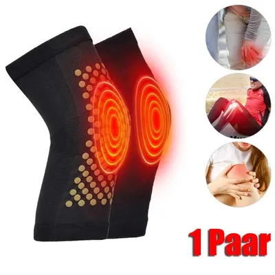 Image de Genouillère chauffante Coussin chauffant auto-chauffant Thérapie thermique Unisexe