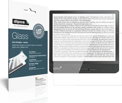 Produktbild von Schutzfolie für Tolino Vision 5 Panzerfolie 9H Schutzpanzer Glasfolie flexibel