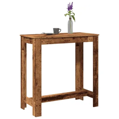 Produktbild von Bartisch Altholz-Optik 102x50x103,5 cm Holzwerkstoff, Esstische 2024 Neu DesignMöbel