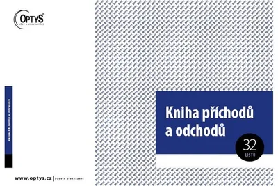 Zdjęcie produktu dla Tiskopis Kniha příchodů a odchodů Optys, A4, 32 listů