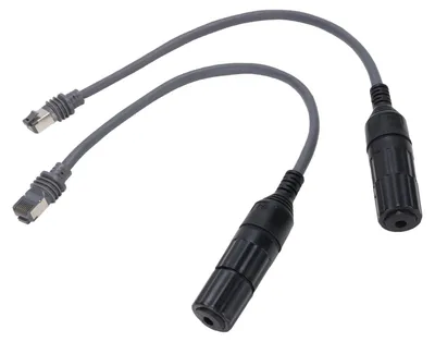 Zdjęcie produktu dla Adapter do przedłużania kabla satelitarnego 1200 Mb/s, złącze RJ45 – adapter do przedłużania kabla satelitarnego, złącze zewnętrzne do Gen 3