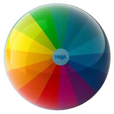Produktbild von HABA Kleinkindwelt Ball Ball Regenbogenfarben 14 cm Ø Spielball 2012749001
