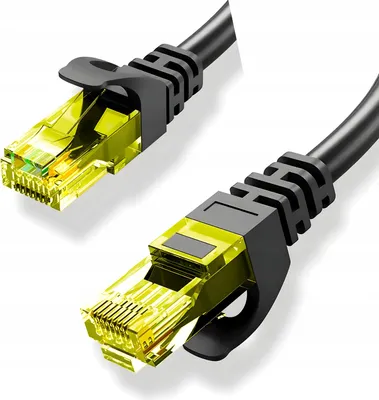 Obrázek produktu pro Síťový kabel Patchcord U/UTP 6, konektory RJ45 / RJ45, délka 25 metrů, černý, pro připojení k internetu