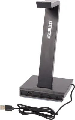Obrázek produktu pro Držák na herní sluchátka, držák na sluchátka, 3 USB porty