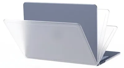 Immagine prodotto di CYGNETT, custodia per MacBook Neo AeroShields, clip-on, con piedini antiscivolo, trasparente