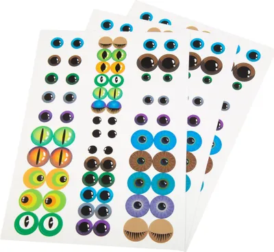 Produktbild von EDUPLAY 370180 Bunte Augensticker 204er Set