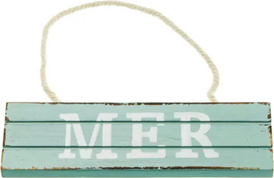 Produktbild von Holzschild Blaues Meer 15 x 4,5 cm - Einheitsgröße