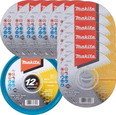 Imagen del producto de Disco de corte Makita para acero inoxidable, 125x1,0 mm