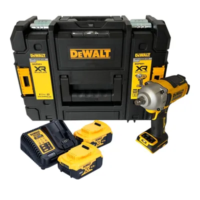 Produktbild von DeWalt DCF 891 P2T Akku Schlagschrauber 18 V 1084 Nm 1/2" Brushless + 2x Akku 5,0 Ah + Ladegerät + TSTAK