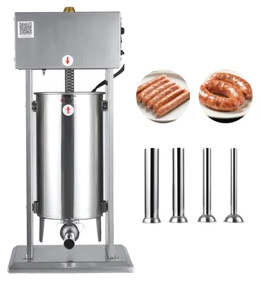 Obrázok produktu pre Plniaci stroj na klobásy, elektrický, veľká kapacita, 15 litrov, 15 litrov