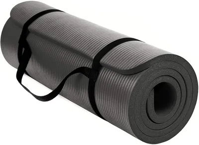 Zdjęcie produktu dla Gruba mata do jogi z paskiem do przenoszenia, 180 x 60 cm