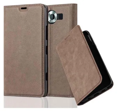 Zdjęcie produktu dla Pokrowiec Cadorabo na telefon Nokia Lumia 950 w kolorze brązowym z magnetycznym zamknięciem