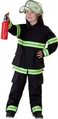 Produktbild von Kostüm - Feuerwehrmann - für Kinder - 2-teilig - Größe 98/104