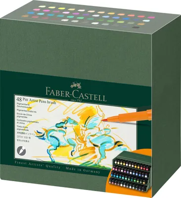 Zdjęcie produktu dla Pióro atramentowe Faber Castell Pitt Artist Pen B 48 A-box