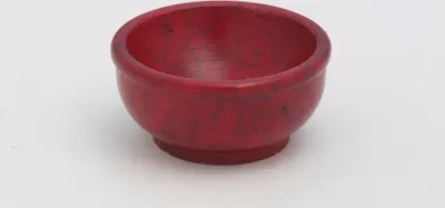 Produktbild von Räucherschale, Weihrauchschale aus Specksten in Rot Ø 6,5 cm für Räucherkohle