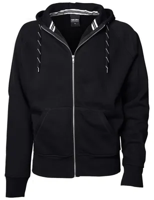 Produktbild von Tee Jays Herren Kapuzen Jacke FK904 (2XL) (Schwarz)