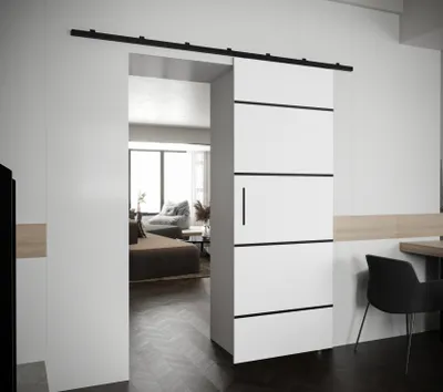 Produktbild von Schiebetür PERDITA 4 - 90 cm, weiß