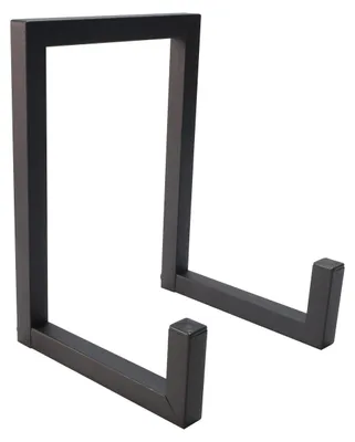 Vinyl-Plattenständer aus Eisen, schwarz, 12,7×20,32×15,24 cm