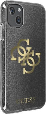 Produktbild von Guess Glitter 4G Big Logo - Hülle für iPhone 13 (Schwarz)