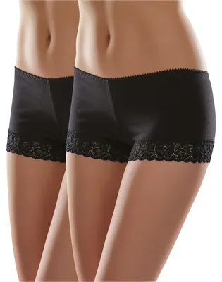 Produktbild von Merry Style Damen Boxershorts MSGAB55 (Schwarz (2Pack), 40 (Herstellergröße: L))