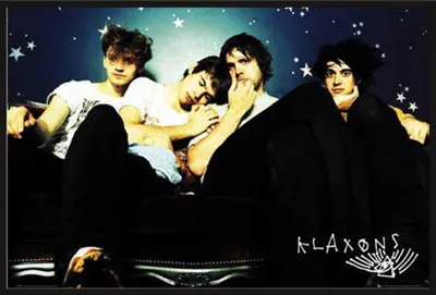 Immagine prodotto di Klaxons - Poster - Gruppo + cornice a incastro, Shinsuke® Maxi in plastica nera, lastra in acrilico