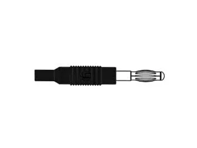 Produktbild von Umspritzter Adapterstecker 4Mm Auf 2Mm / Schwarz (Mzs 4)
