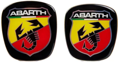 Productafbeelding van 3D-wapen voor Fiat Bravo, logo voor en achter, 75 x 69 mm, 71 x 65 mm