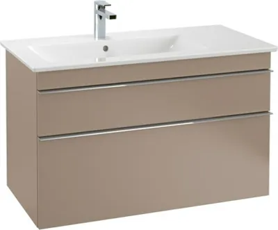 Produktbild von V&B Möbelwaschtisch VENTICELLO 100x50cm, m HL, m Überlauf, links, weiß